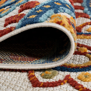 Gordes Paisley High-low Indoor/outdoor Area Rug